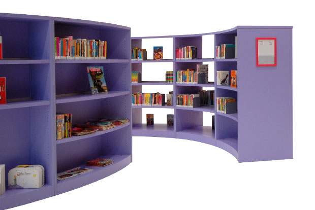 Frontline Curve Shelving